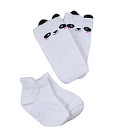 Набір шкарпетки + наколінники, Білий