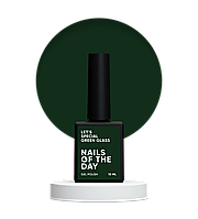 Гель-лак смарагдовий NAILSOFTHEDAY Let s special Green glass, 10 мл