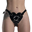 Трусики Серце для страпону Feral Feelings — Hearts Strap-on Belt Black, фото 2