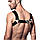 Чоловічі портупеї на груди Feral Feelings Bulldog Harness Чорний S/M/L (SO9304), фото 3