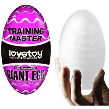 Мастурбатор LoveToy Traning Master Giant Egg Masturbator Purple без вібрації