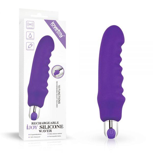 Реалістичний вібратор Rechargeable IJOY Silicone Waver стимулятор точки G