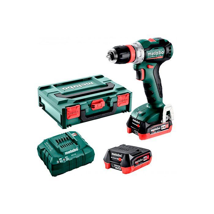 Акумуляторний шуруповерт Metabo PowerMaxx BS 12 BL Q LiHD 2x4.0 Аг (601045800)
