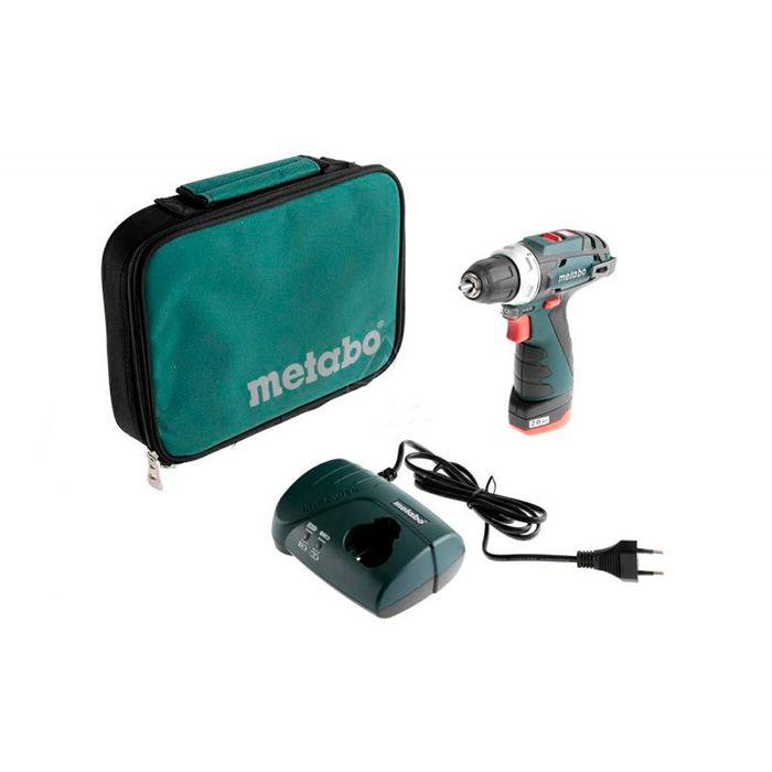 Акумуляторний шуруповерт Metabo PowerMaxx BS 1 акб (600079500)