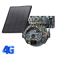 Зовнішня поворотна камера відеоспостереження із сонячною панеллю INQMEGA 4G ST-515C-3M-G