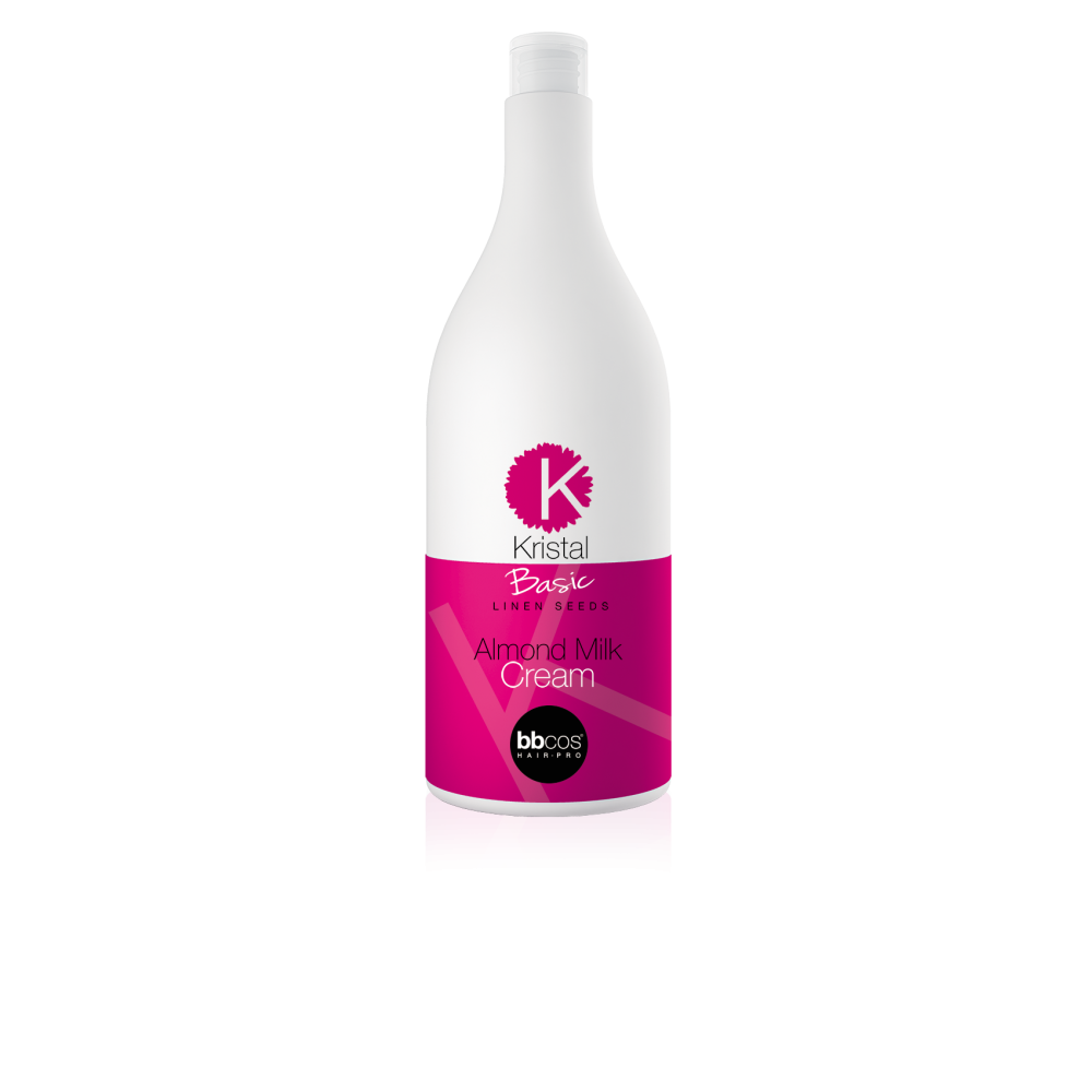 Бальзам для волосся з мигдальним молочком BBCos Kristal Basic 1500 мл, фото 1