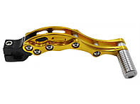Ножка кик стартера на скутер (Золот) Заводная лапка тюнинг Honda dio Yama Jog Suzuki lets Хонда дио Ямаха джог