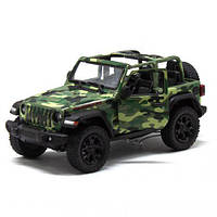 Машинка KINSMART "Jeep Wrangler camo edition" (зеленый) [tsi130642-TCI]