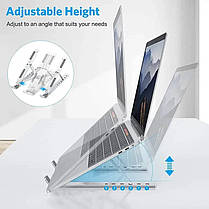Підставка для ноутбука P1 23*15*16см Multi Position foldable, Розсувна підставка для планшета, фото 3