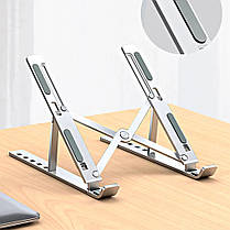 Підставка для ноутбука P1 23*15*16см Multi Position foldable, Розсувна підставка для планшета, фото 4
