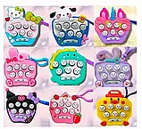 Дитяча Іграшка-Брелок Pop It №15, Інтерактивна Гра для Розвитку Моторики та Уважності, фото 7