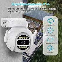 Камера Відеоспостереження WIFI Smart Camera Q21-2.0MP APP: ICSEE, Вулична Камера з Віддаленим Доступом, фото 3