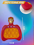 Ігрова міні консоль Pop It Iron Man, Електронна іграшка Залізна людина, фото 6