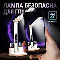 Лампа настільна світлодіодна з акумулятором 2000 мАг Master, Світлодіодна портативна LED-лампа, фото 5