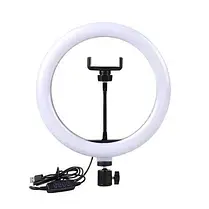 Кільцева Лампа Ring Fill Light QX-300 30см + Штатив 2.1м, Світлодіодне Освітлення для Блогера, фото 6