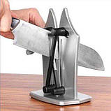 Точилка для ножів Bavarian Edge Knife Sharpener, Ручний безпечний механічний пристрій для заточування, фото 4