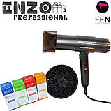 Фен для волосся з іонізацією ENZO EN-8003 | Комплект фен з оліями для волосся, фото 2