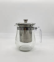 Скляний чайник Тіпод для китайського чаю, прозорий скляний заварник 150 мл