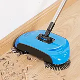 Віник Механічний з Контейнером Sweep Drag All-In-One, Ручна Швабра для Підмітання, фото 5