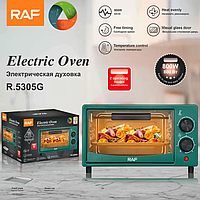 Электрическая духовка мини-печь настольная 12л 800Вт RAF R.5305G | Многофункциональная мощная кухонная печь