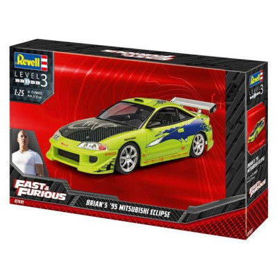 Збірна модель Revell Mitsubishi Eclipse 1995 з к/ф Форсаж рівень 3, 1:25 (RVL-07691)