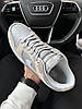 Чоловічі кросівки Nike SB Dunk Low Beige Gray White Взуття Найк СБ Данк Лоу низькі бежеві шкіра замш демісезон, фото 7