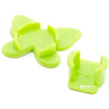 Тримач для кабелю Extradigital CC-948 Cable Clips butterfly, Green (KBC1713), фото 2
