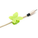 Тримач для кабелю Extradigital CC-948 Cable Clips butterfly, Green (KBC1713), фото 4