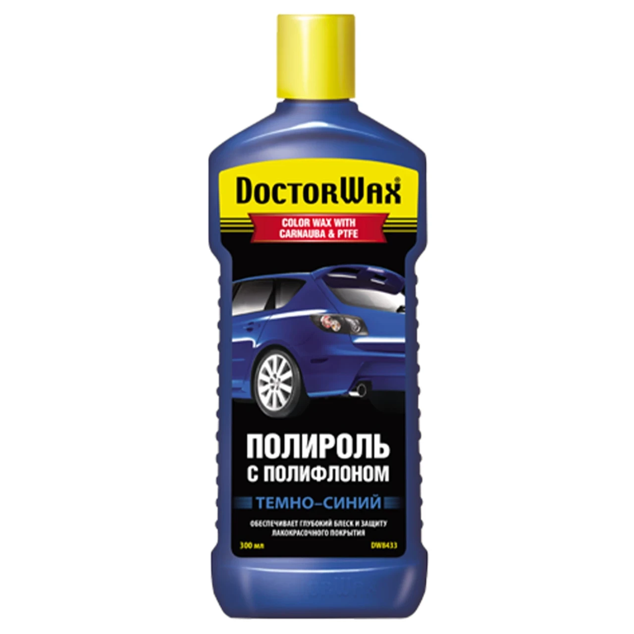 Поліроль кузова з поліфлоном Doctor Wax темно-синій 300 мл (DW8433)