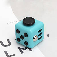 Кубик антистресс Fidget Cube 14134 3.5х3.5х4 см голубой с черным