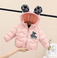 Демисезонная курточка Collection розовая 10151, розмір 120