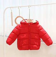 Демисезонная курточка красная 10169, розмір 90
