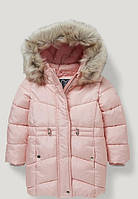 Зимнее пальто для девочки розовое 30213, розмір 98