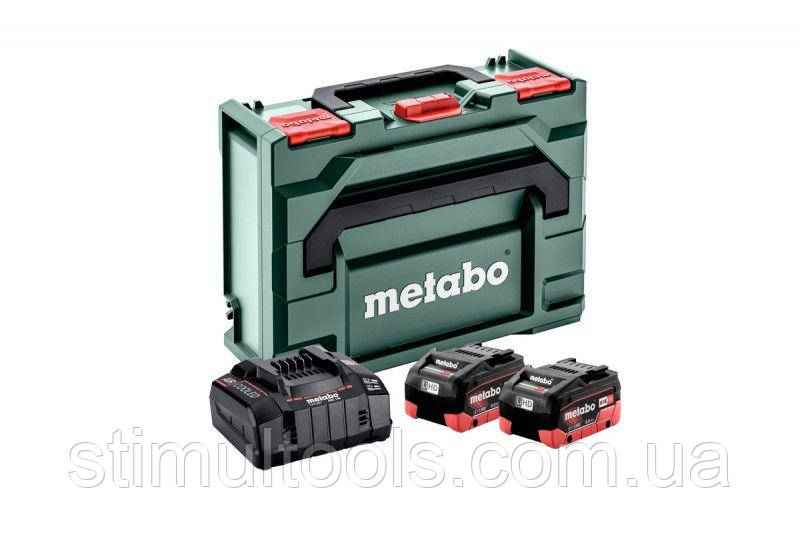 Базовий комплект Metabo LiHD 2x8.0 А·год + 1x ASC 145 + MetaBox Безплатна доставка по Україні!