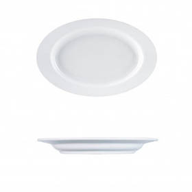 Блюдо Lubiana Kaszub порцелянове овальне 240 мм х 160 мм 255(24)