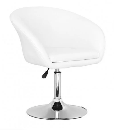 Біле крісло Мурат для салону краси