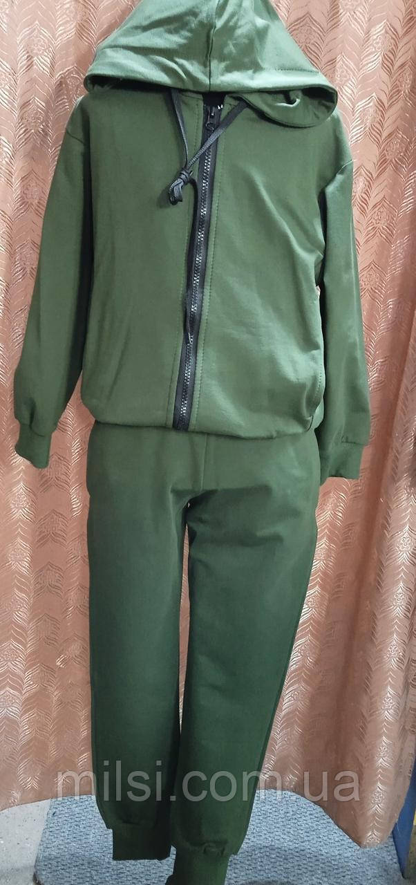 Костюм для хлопчика 104 Babasik, двонитка хакі