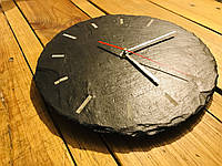 Настенные часы из сланца 30 см (круглые/квадратные) Код/Артикул 187 3030
