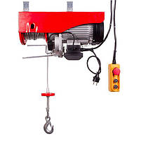 Лебідка INTERTOOL GT1483 електрична 220/230 В, 1600 Вт, 500/999 кг, трос 5.6 мм * 12 м, фото 4