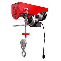 Лебідка INTERTOOL GT1483 електрична 220/230 В, 1600 Вт, 500/999 кг, трос 5.6 мм * 12 м, фото 3