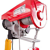 Лебідка INTERTOOL GT1483 електрична 220/230 В, 1600 Вт, 500/999 кг, трос 5.6 мм * 12 м, фото 5