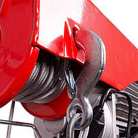 Лебідка INTERTOOL GT1483 електрична 220/230 В, 1600 Вт, 500/999 кг, трос 5.6 мм * 12 м, фото 6