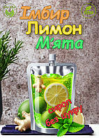 Сироп без сахара " Имбирь Лимон Мята" на эритритоле, 90мл