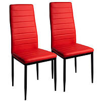 Стульчики стулья 2шт дизайнерские эко кожа для дома кухни гостиной красный BS118 Германия