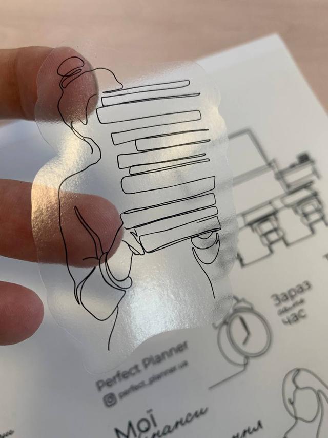 Друк наклейок, етикеток, стікерів на самоклейці