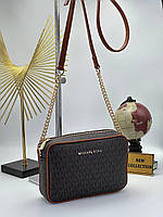 Женская сумочка, клатч отличное качество Michael Kors Jet Set New Model Brown 24*17