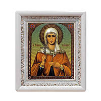 Емилия Кесарийская (Каппадокийская) именная икона в белом киоте