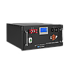 Акумулятор LP LiFePO4 48V (51,2V) - 100 Ah (5120Wh) (Smart BMS 100A) з LCD RM, фото 4