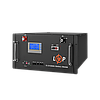 Акумулятор LP LiFePO4 48V (51,2V) - 230 Ah (11776Wh) (Smart BMS 200A) з LCD RM RS485/CAN, фото 3