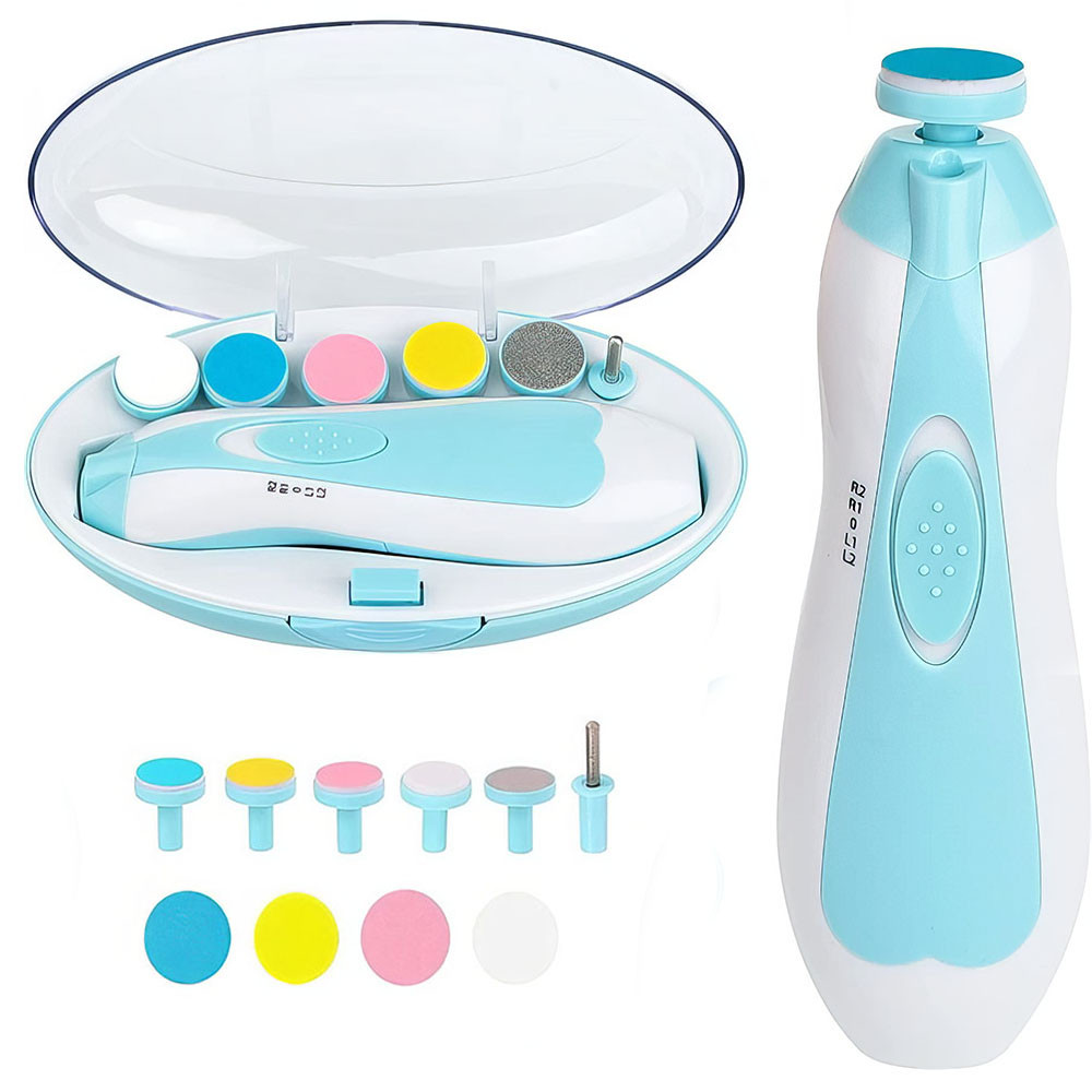 Дитячий електричний тример для нігтів 6 в 1, NAIL TRIMMER XL-667 / Дитяча пилочка для новонароджених